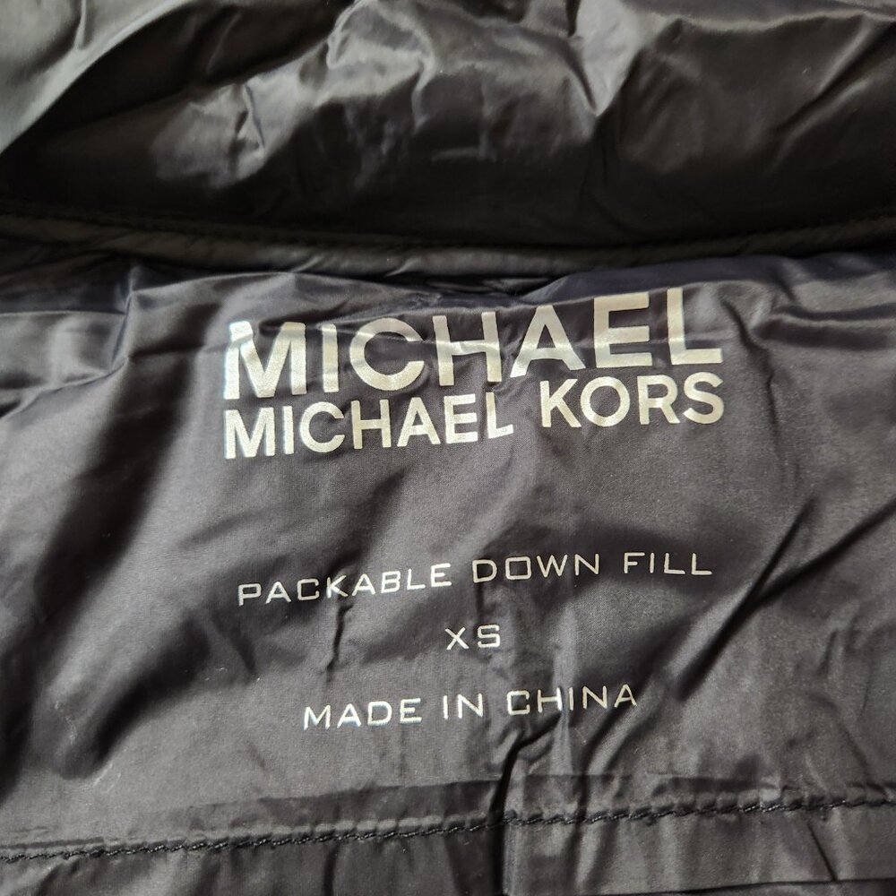 Michael Kors Black Packable Lightweight Down Fill Puffer - Women's XS - Picture 2 of 14